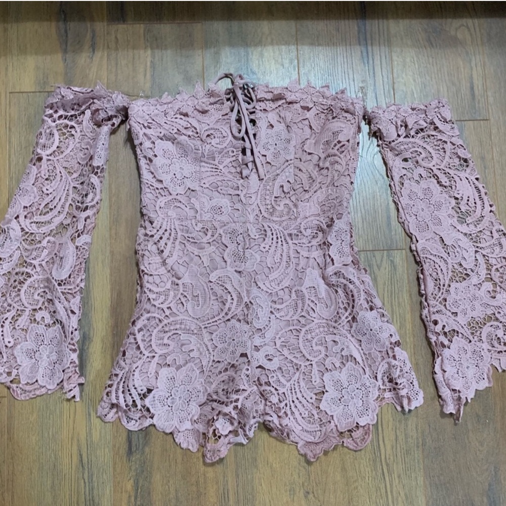 Lace romper